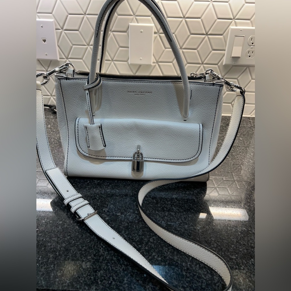 Marc Jacob’s White Leather Tote
